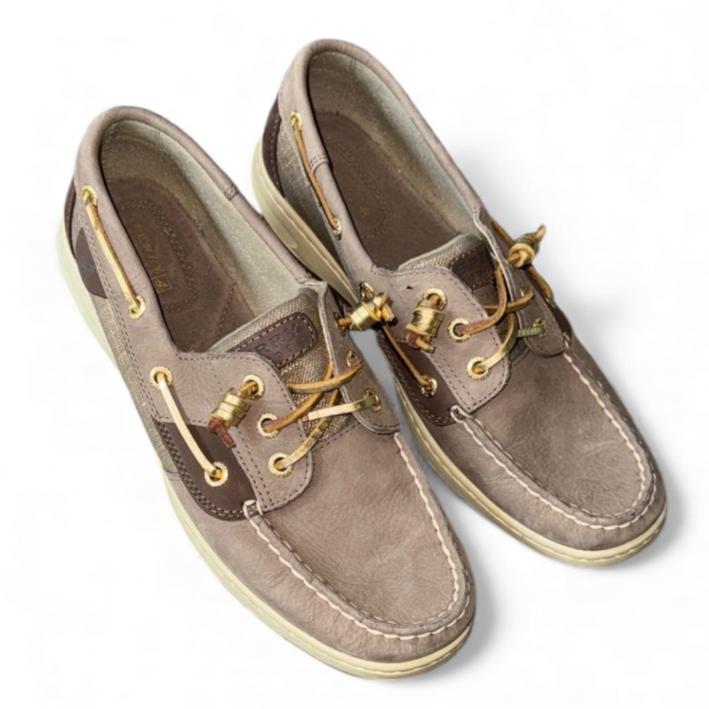Sperry Boat Shoes 8.5 leather gently worn